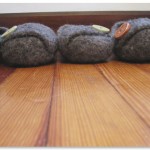 Line of slippers
