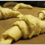 Croissants rolled