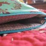 zippered pouch interior
