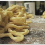 Pasta nests closeup copy