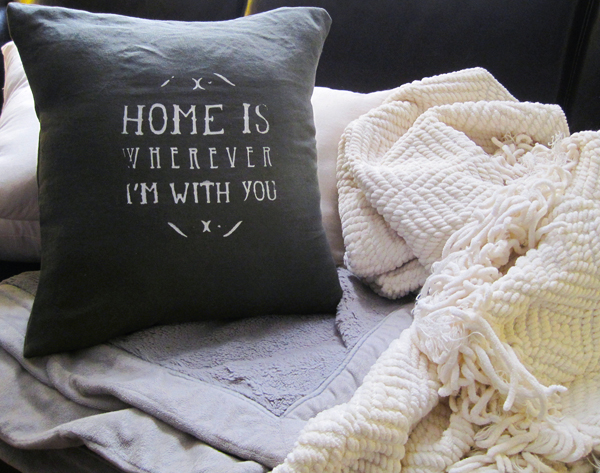 Quote pillow